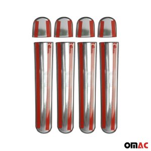 Volkswagen Tiguan Door Handle Cover - Omac - 4 Door S.Steel - Gloss Silver - '09-'17 Volkswagen Tiguan Door Handle Cover - Omac - 4 Door S.Steel - Gloss Silver - '09-'17